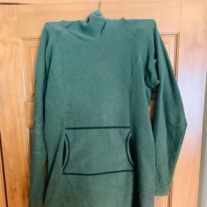 Melanzana Women's Micro Grid Dress Thyme (Size M)